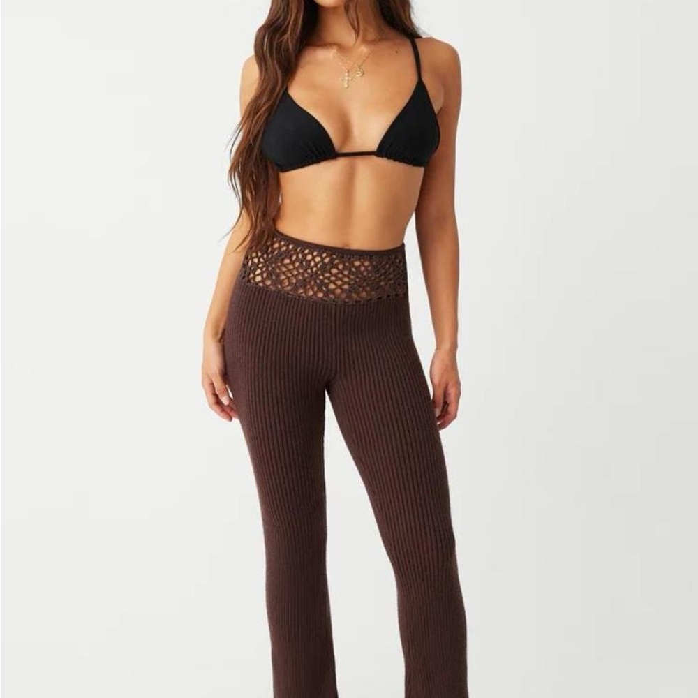 Frankie’s Bikinis Heaven Ribbed Cloud Knit Pant